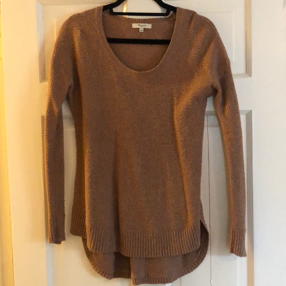 Madewell brown sweater size S
